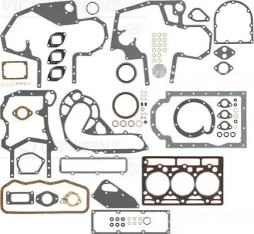 Повний комплект прокладок двигуна CASE IH 238, 238 B, 248, 2400 A, 353, 383, 385, 395, 3210, 3220, 3400 A, 3434 A, 3434 B, 423, 423 E, 423 V, 433, 433 E, 433 SA, 433 V, 453, 453 E, 453 V, 454 VICTOR REINZ 012530001