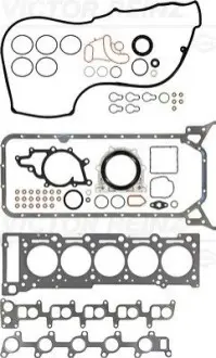 Повний комплект прокладок двигуна MERCEDES C T-MODEL (S203), C (W203), CLK (C209), E T-MODEL (S210), E T-MODEL (S211), E (VF210), E (VF211), E (W210), E (W211), G (W461), G (W463) 2.7D 07.99-07.09 VICTOR REINZ 01-35160-01 Купити в Україні