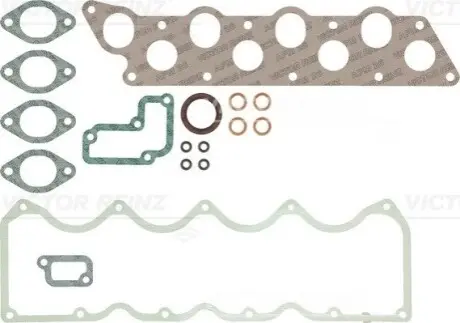 Комплект прокладок двигуна (верх) JEEP CHEROKEE, CJ5 - CJ8, COMANCHE RENAULT 18, 18 VARIABLE, 20, 21, 25, 30, ESPACE I, ESPACE II, FUEGO, MASTER I, TRAFIC 2.0D/2.1D 03.80-09.01 VICTOR REINZ 022550203