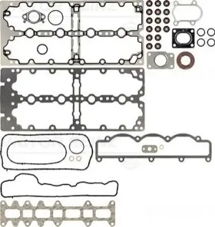 Комплект прокладок двигуна (верх) IVECO DAILY III, DAILY IV, DAILY V, DAILY VI FIAT DUCATO PEUGEOT BOXER UAZ PATRIOT F1AE0481A-F1AGL411Y 12.01 VICTOR REINZ 02-37551-01 Купити в Україні