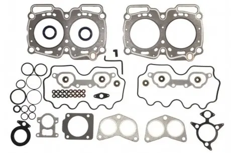 Комплект прокладок двигуна (верх) Прав SUBARU FORESTER, IMPREZA, LEGACY I, LEGACY II 2.0 08.91-06.07 VICTOR REINZ 025299501
