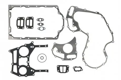 Комплект прокладок двигуна (низ) URSUS 4022, 4024 JOHN DEERE 5460 LANDINI 5865, 60, 70, 80 MASSEY FERGUSON 3425, 3425 F, 3425 GE, 3425 GEV, 3425 S, 3425 V, 3425 VSF, 3435, 3435 F VICTOR REINZ 081312601