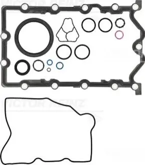 Комплект прокладок двигуна (низ) CHRYSLER NEON II, PT CRUISER FIAT 500X, GRANDE PUNTO, LINEA, TIPO JEEP RENEGADE MINI (R50, R53), (R52) 1.6 06.01 VICTOR REINZ 08-34786-02 Купити в Україні