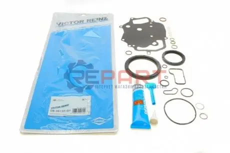 Комплект прокладок двигуна (низ) AUDI A4 ALLROAD B8, A4 B8, A5, A6 ALLROAD C6, A6 C6, Q5, Q7 PORSCHE CAYENNE VW PHAETON, TOUAREG 2.7D/3.0D 05.04-05.18 VICTOR REINZ 083913101 Купити в Україні
