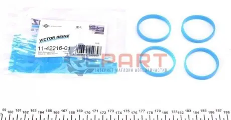 Комплект прокладок впускного колектора RENAULT GRAND SCENIC III, MEGANE, MEGANE III, SCENIC III 1.4 02.09-09.16 VICTOR REINZ 11-42216-01 Купити в Україні