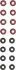 Комплект сальників клапана AUDI A1, A3, A4 ALLROAD B9, A4 B9, A5, A6 C8, A7, A8 D5, Q2, Q3, Q5, Q7, Q8, TT BENTLEY BENTAYGA, CONTINENTAL, FLYING SPUR CUPRA ATECA, FORMENTOR 2.0-4.0H 11.12 VICTOR REINZ (121254801) зображення 2