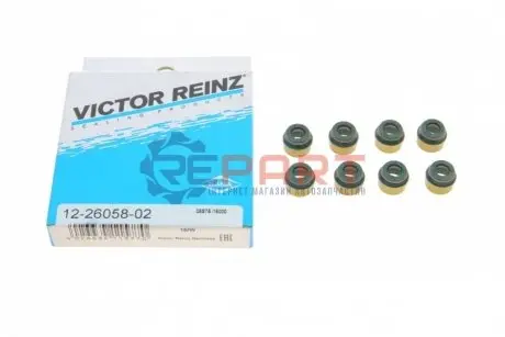 Сальник клапана (впуск/випуск) Citroen Berlingo 1.1/1.4 (к-кт 8шт) VICTOR REINZ 12-26058-02 Купити в Україні