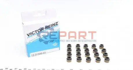Сальник клапана (впуск/випуск) VW Passat 96-05 (к-кт 20шт) VICTOR REINZ 123130603 Купити в Україні
