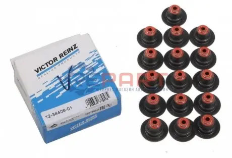 Фото Сальник клапана (впуск/випуск) Renault Trafic II/Renault Kangoo 01- (5.5x11/28x16.4) (к-кт 16 шт.) VICTOR REINZ (123440601) зображення 1