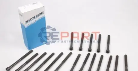 Фото 1 — Болти головки (к-кт 18шт.) MB OM616 VICTOR REINZ (143203201) Фото Болти головки (к-кт 18шт.) MB OM616 VICTOR REINZ (143203201) зображення 1