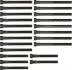 Фото Комплект болтів ГБЦ MERCEDES /8 (W115), 123 (C123), 123 (W123), 123 T-MODEL (S123), G (W460), T1 (601), T1 (601, 611), T1 (B601), T1 (B602), T1/TN 2.9D/3.0D 08.74-12.91 VICTOR REINZ (143203202) зображення 1
