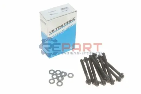 Фото Болти головки (к-кт 10шт.) Renault Kangoo 1.4-1.6 97- (M10x1.5) VICTOR REINZ (143208901) зображення 1