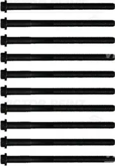 Комплект болтів ГБЦ LEXUS IS II TOYOTA AURIS, AVENSIS, COROLLA, COROLLA VERSO, RAV 4 III, RAV 4 IV, VERSO 1.4/2.0D/2.2D 07.05-09.19 VICTOR REINZ 143232701 Купити в Україні