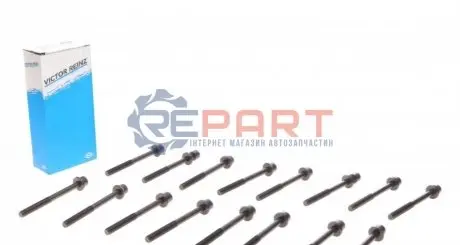 Комплект болтів ГБЦ NISSAN MAXIMA / MAXIMA QX IV, MAXIMA / MAXIMA QX V, MURANO I, MURANO III, TEANA II 2.0-3.5 01.95 VICTOR REINZ 145500701 Купити в Україні