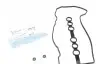 Прокладка кришки клапанів Toyota Corolla 1/4/1.6 VVT-i/VT-i 00-09 155310801