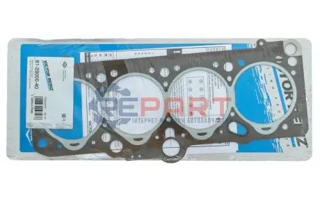 Фото 1 — Прокладка ГБЦ VW T4 1.9D/TD, Ø81,00mm, 1,65mm, (2 метки) VICTOR REINZ (612900040) Фото Прокладка ГБЦ VW T4 1.9D/TD, Ø81,00mm, 1,65mm, (2 метки) VICTOR REINZ (612900040) зображення 1