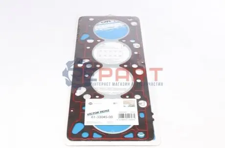 Прокладка ГБЦ (товщина: 1,6мм) FORD ESCORT V, ESCORT VI, FIESTA III, MONDEO I, MONDEO II, ORION III, RANGER 1.8 01.92-02.02 VICTOR REINZ 613304500 Купити в Україні