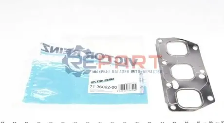 Прокладка колектора випускного Audi A3/TT/VW T5/Golf V 3.2 00- (4-6 циліндр) VICTOR REINZ 713609200 Купити в Україні