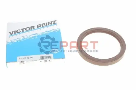 Фото Сальник колінвалу (задній) BMW 3/5/6/7 (90x110x12) M10/M40/M20/M52 VICTOR REINZ (81-20745-40) зображення 1
