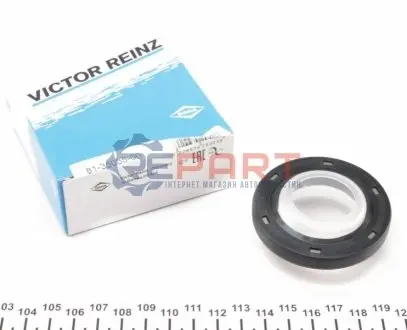 Фото Сальник колінвалу (передній) MB A-class (W168/W169) 97-12 (40x62x8),M160/M166/M264/OM640/OM660/OM668 VICTOR REINZ (813503500) зображення 1