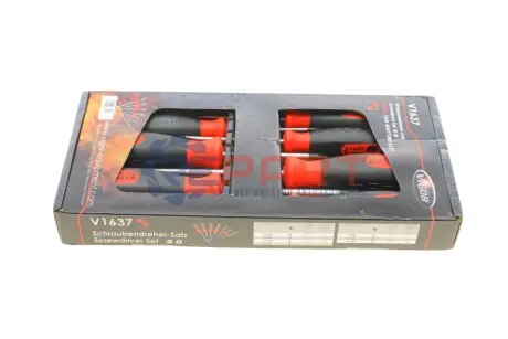 Набір викруток Torx/PH/PZ/SL 6 од. VIGOR V1637