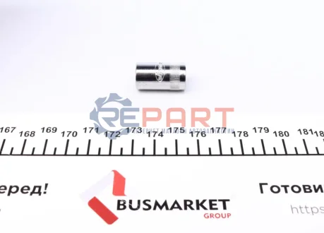 Головка торцева 1/4" 10 мм (хромована) VIGOR V2422N