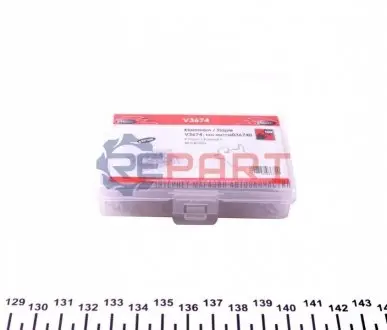 Скоба F-профіль Ø0,8 mm 100 од. VIGOR V3674 Купити в Україні