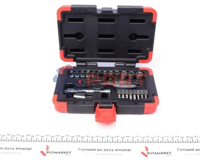 Набор насадок 1/4'' (23 предмета) VIGOR V3734N Купить в Украине