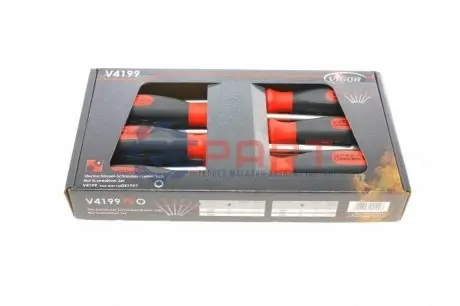 Набір викруток Torx/PH/PZ/SL 6 од. VIGOR V4199 Купити в Україні