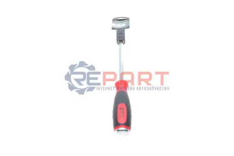 Викрутка із тріскачкою M6 та біти 12 од. VIGOR V5043