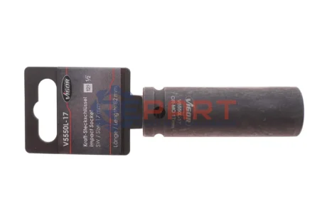 Головка торцева ударна 1/2" 17 мм Long 85 мм VIGOR V5550L-17