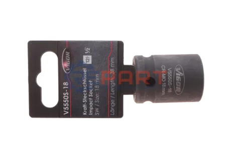 Головка торцева ударна 1/2" 18 мм VIGOR V5550S-18