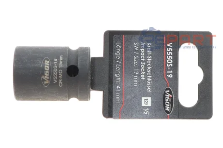 Головка торцевая ударная 1/2" 19 мм VIGOR V5550S19