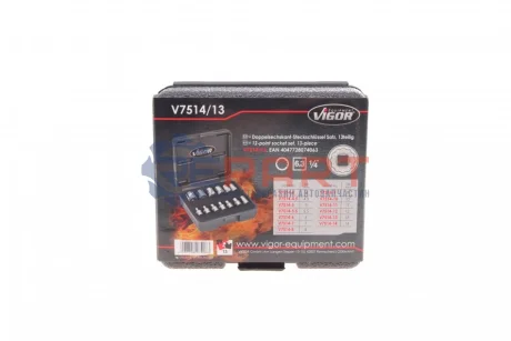 Набор головок VIGOR V751413 Купить в Украине