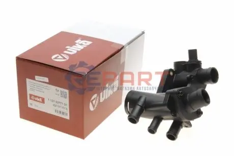 Фото 1 — Термостат Skoda Octavia/VW Caddy II 1.4/1.6 95-04 (з датчиком) Vika (11210377101) Фото Термостат Skoda Octavia/VW Caddy II 1.4/1.6 95-04 (з датчиком) Vika (11210377101) зображення 1