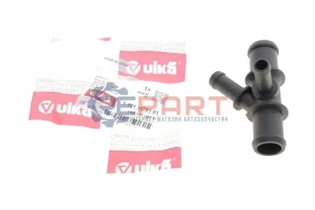 Фланець системи охолодження VW Caddy III 1.2 TSI 10-15 Vika 11211829101 Купити в Україні