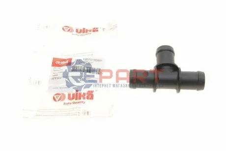 Фланець системи охолодження VW Golf/Jetta/Tiguan/Crafter/T4 91- (трійник) Vika 19070795801 Купити в Україні