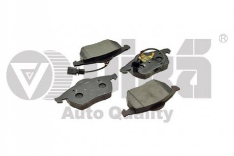 1 set of brake pads for disk brake. front.without Vika 66981105401 (фото 1)