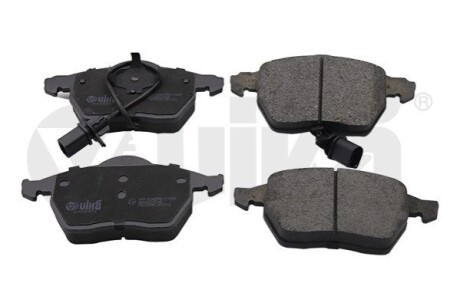 1 set of brake pads for disk brake. front.without Vika 66981105401 (фото 1)