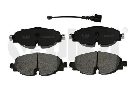 Колодки гальмівні (передні) Audi A3/Q2/Q3/Seat/Skoda Octavia/Kodiaq/VW Golf/Passat B8 12- (+датчик) Vika 66981408601 Купити в Україні