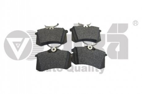 1 set brake pads for disk brake. rear.without cabl Vika 66981408701 (фото 1)