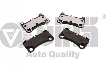 1 set of brake pads for disk brake. rear Vika 66981691901