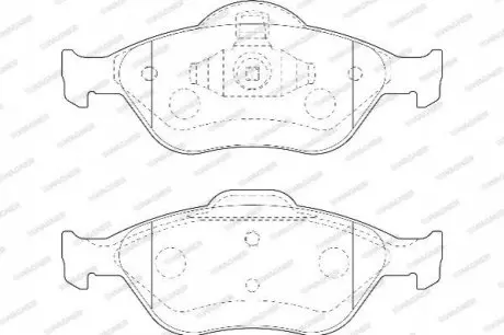 Тормозные колодки передние FORD FIESTA, FUSION/ MAZDA 2 WAGNER WBP23202A Купить в Украине