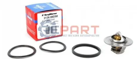 Термостат Citroen Jumper 2.0 94-02/Peugeot Partner 1.1-1.4 96-15/Renault Kangoo 1.9 TDI 00- (88 °C) WAHLER 3136.88D50 Купити в Україні