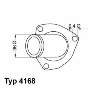 Термостат системи охолодження (92°C, в корпусі) MERCEDES C (W202), VITO (W638) OPEL ASTRA F, ASTRA F CLASSIC, ASTRA G, ASTRA H, ASTRA H GTC, CALIBRA A, CORSA B, CORSA C 1.4-2.5D 09.86-04.15 WAHLER 4168.92D Купити в Україні
