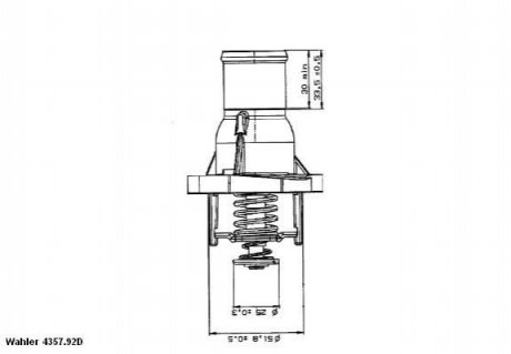 Термостат WAHLER 435792D (фото 1)