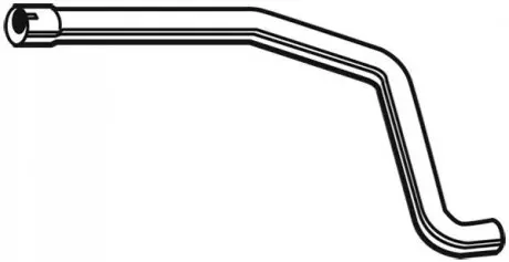 Вихлопна труба середн (довжина:790мм) OPEL CORSA D 1.7D 08.06-08.14 WALKER 10472
