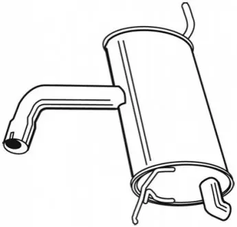 Глушник задній WALKER 23005