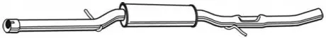 Глушник вихлопної системи середній SKODA OCTAVIA I VW BORA, BORA I, GOLF IV 1.8-2.8 10.98-12.10 WALKER 23039