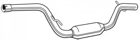 Глушник вихлопної системи середній VOLVO C30, C70 II, S40 II, V50 2.4 01.04-12.12 WALKER 23060